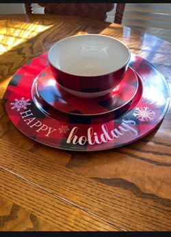Holiday Plate Set 