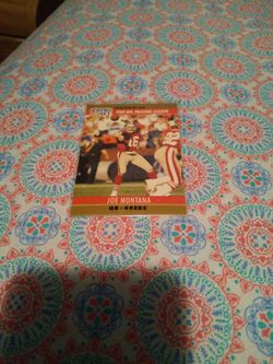 Joe Montana 1990 NFL Pro Set