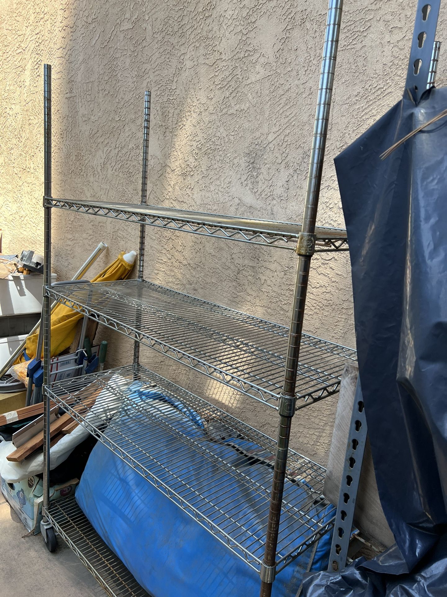 Heavy Duty Adjustable Metal Shelving 48”x18”