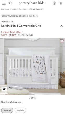 Pottery Barn Larkin Crib