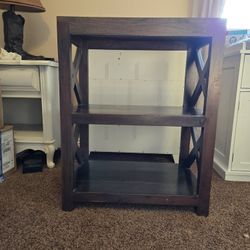 Brown Bookcase (Wood) Western/Equestrian