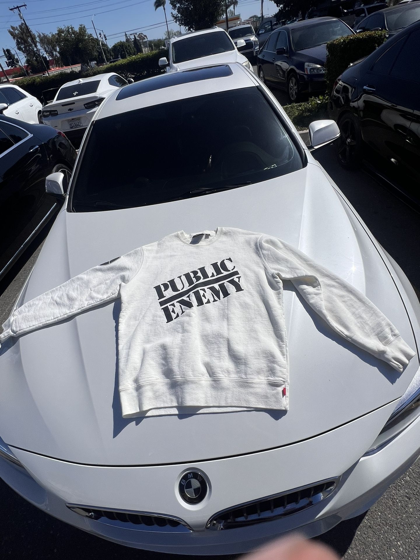 Supreme Public Enemy Crewneck Large