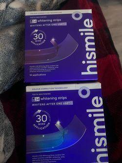 HISMILE whitening strips (yes both )