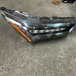 2022-23 ACURA RDX RH HEADLIGHT BLACK HOUSING FULL LED OEM 