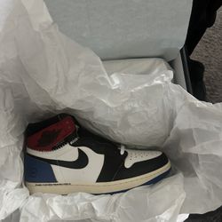 Jordan 1 Retro High OG SP Fragment x Union LA Varsity Red Sport Royal Size 11