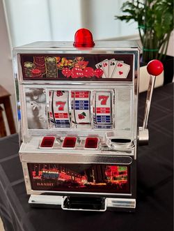 Bandit Mechanical Casino Slot Machine Bank