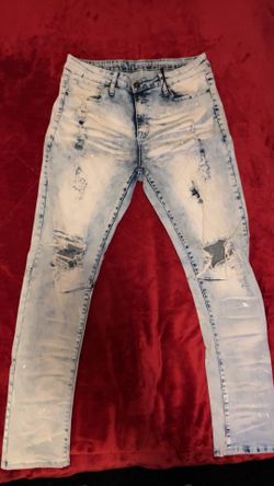 Rue21 White/Blue Pants - Men’s