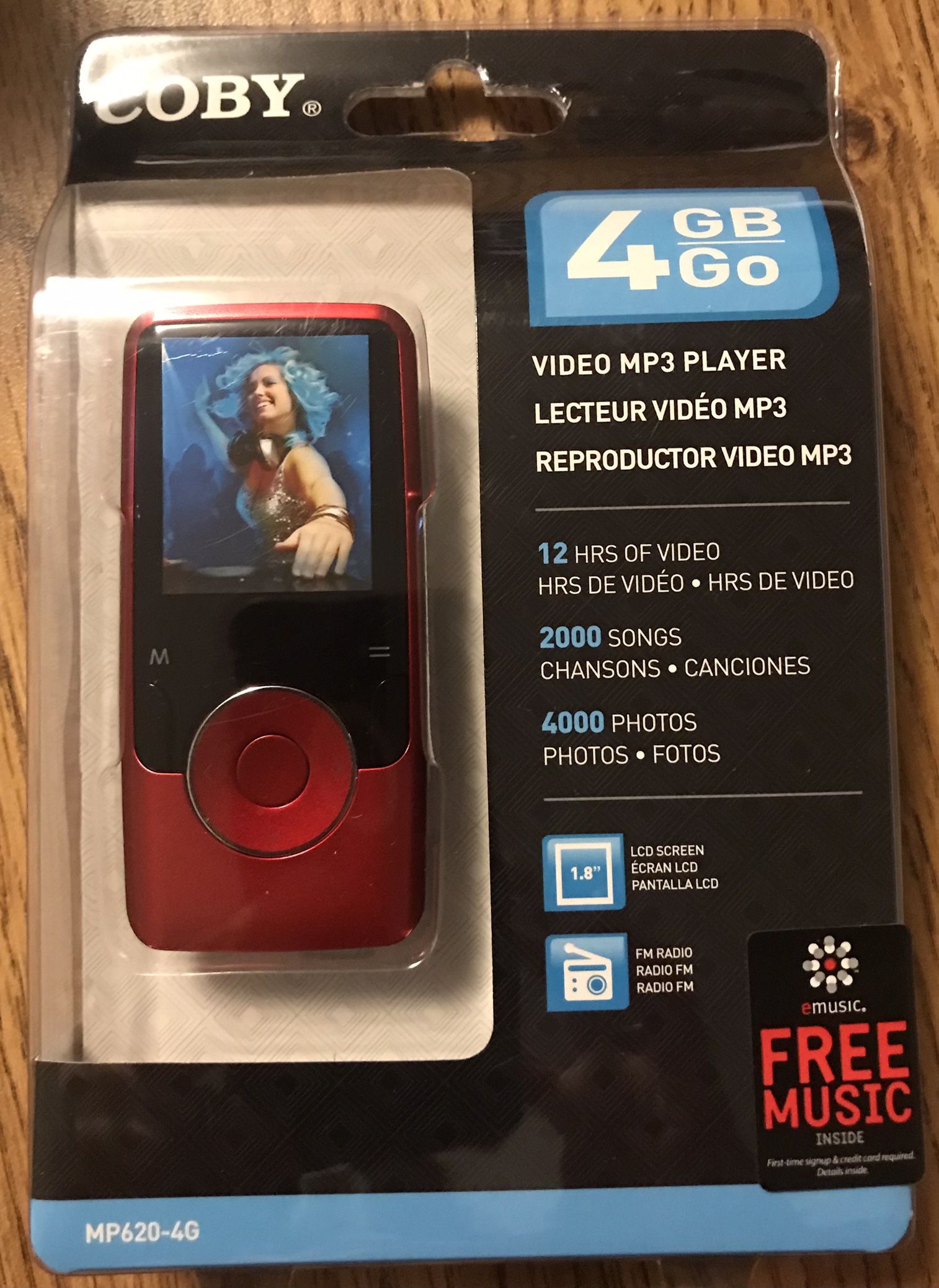 Coby 4GB MP3 Video Player