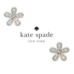 kate spade gleaming gardenia flower studs