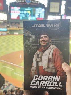 Star Wars Corbin Carroll Bobblehead $50