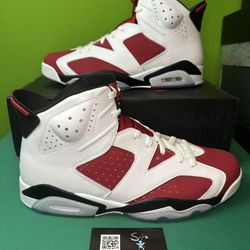 Air Jordan 6 Retro 2014  “Carmine” NEW Size 13 OG ALL 384664-160