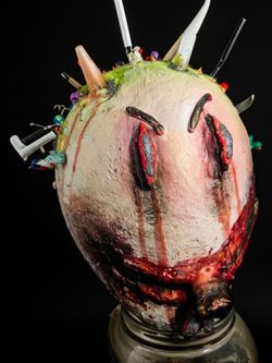Smile Through The Pain Sculpture