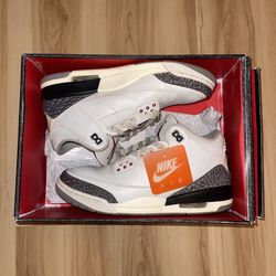 Size 11 - Air Jordan 3 Retro White Cement Reimagined