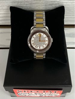 Movado Bold Ladies Pave Dial Two-Tone Watch