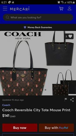 Coach Party Mouse Tote