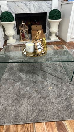 Glass coffee tables