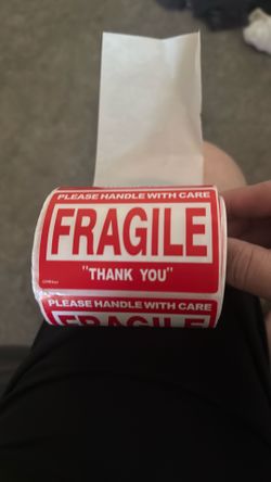 Fragile stickers for shipping