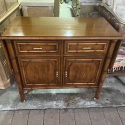 Dixie Faux Bamboo Bar Server Buffet 