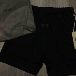 black essential shorts i got sizes small and medium