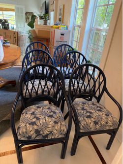 6x Rattan Chair Set