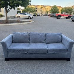 Blue Gray Couch - FREE DELIVERY