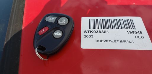 Control remoto para entrar impala chevy 2003