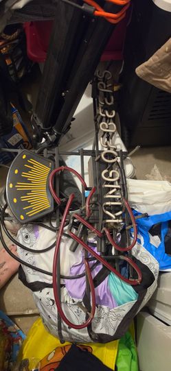 Budwieser neon light.  Needs fuse