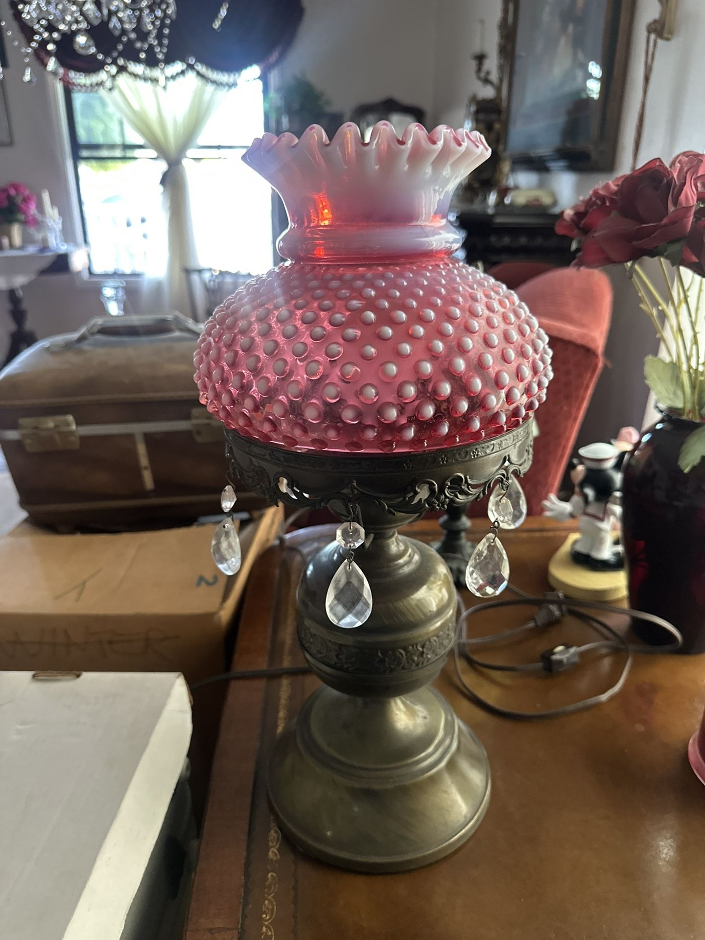 NEED GONE Antique Table Lamp