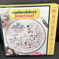 NEW Embroidery Journal | 365 Days Of Stitches