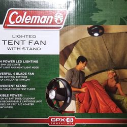 Coleman Lighted Tent Fan & Light Combo