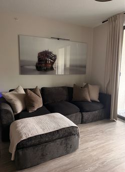 Black cloud couch