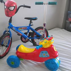 Kids /Toddlers Bikes, Razor & VTEC Car - Used