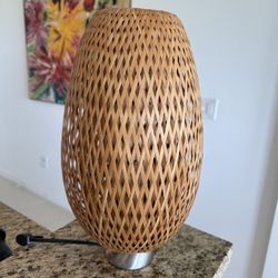 IKEA BÖJA Table lamp, bamboo/handmade