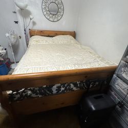Queen Size Bed With Box Spring And Mattress 