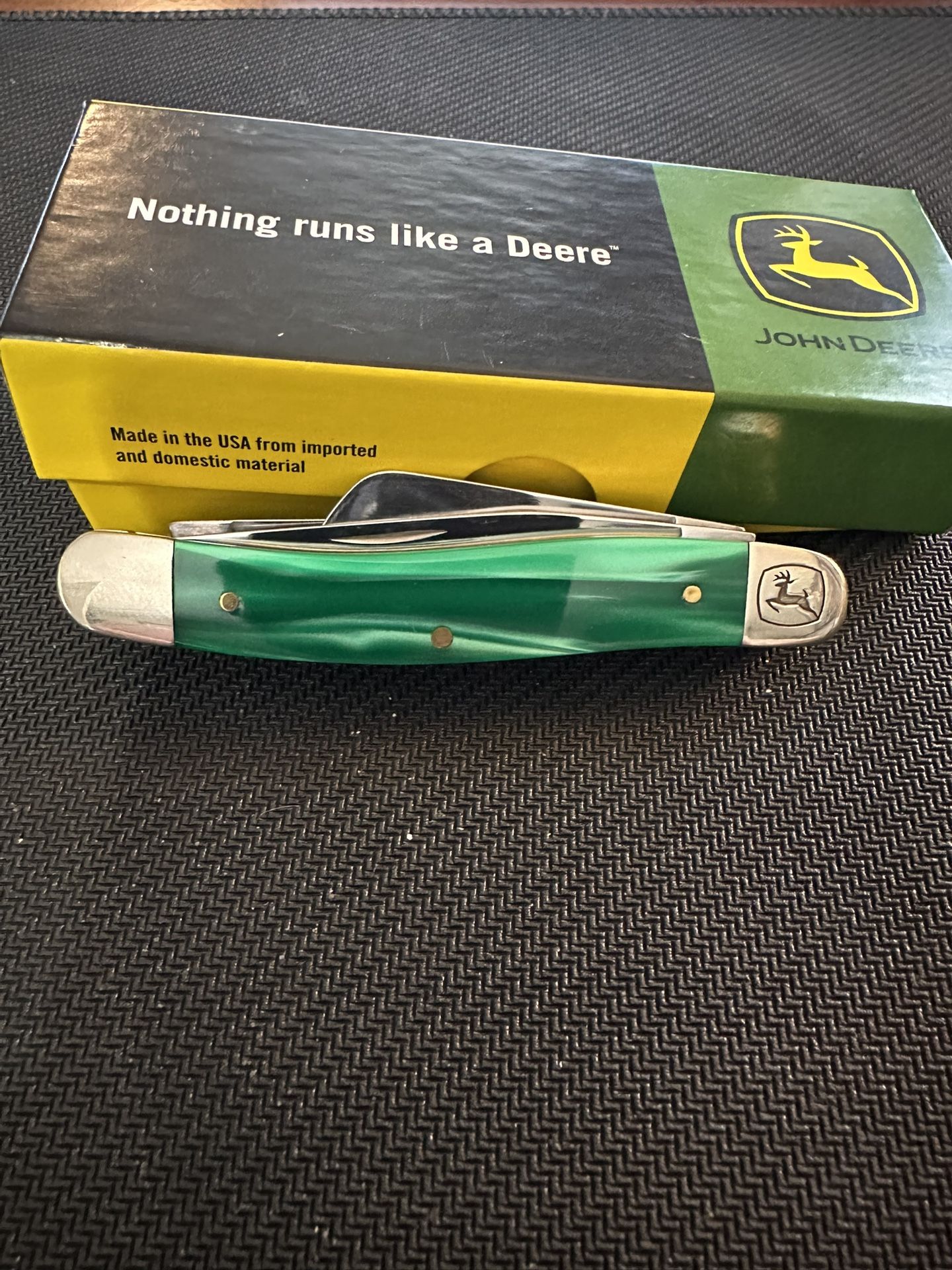 Case John Deere Medium Stockman W/ Sheath
