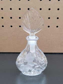 Vintage Princess House Crystal 2 Pc Perfume Bottle & Stopper #803 Orig Box. Made In West Germany