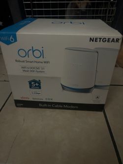 NETGEAR Orbi WiFi 6 Mesh System CBK752 – Brand New Sealed – $249 OBO