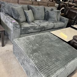 New Sofa And Ottoman 1100$