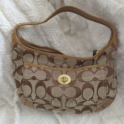 Authentic Coach hobo purse