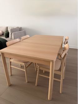 IKEA Extendable Dining Table & 4 Chairs