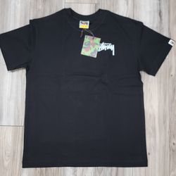 Stussy x bape t shirt