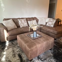 L Shaped Couch With Ottoman 