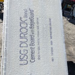 6 New Sheets Of Durock 3x5 1/2 In. 