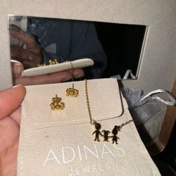 14k Gold Plated Family Set