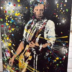 Keith Richards Original Painting By KAT