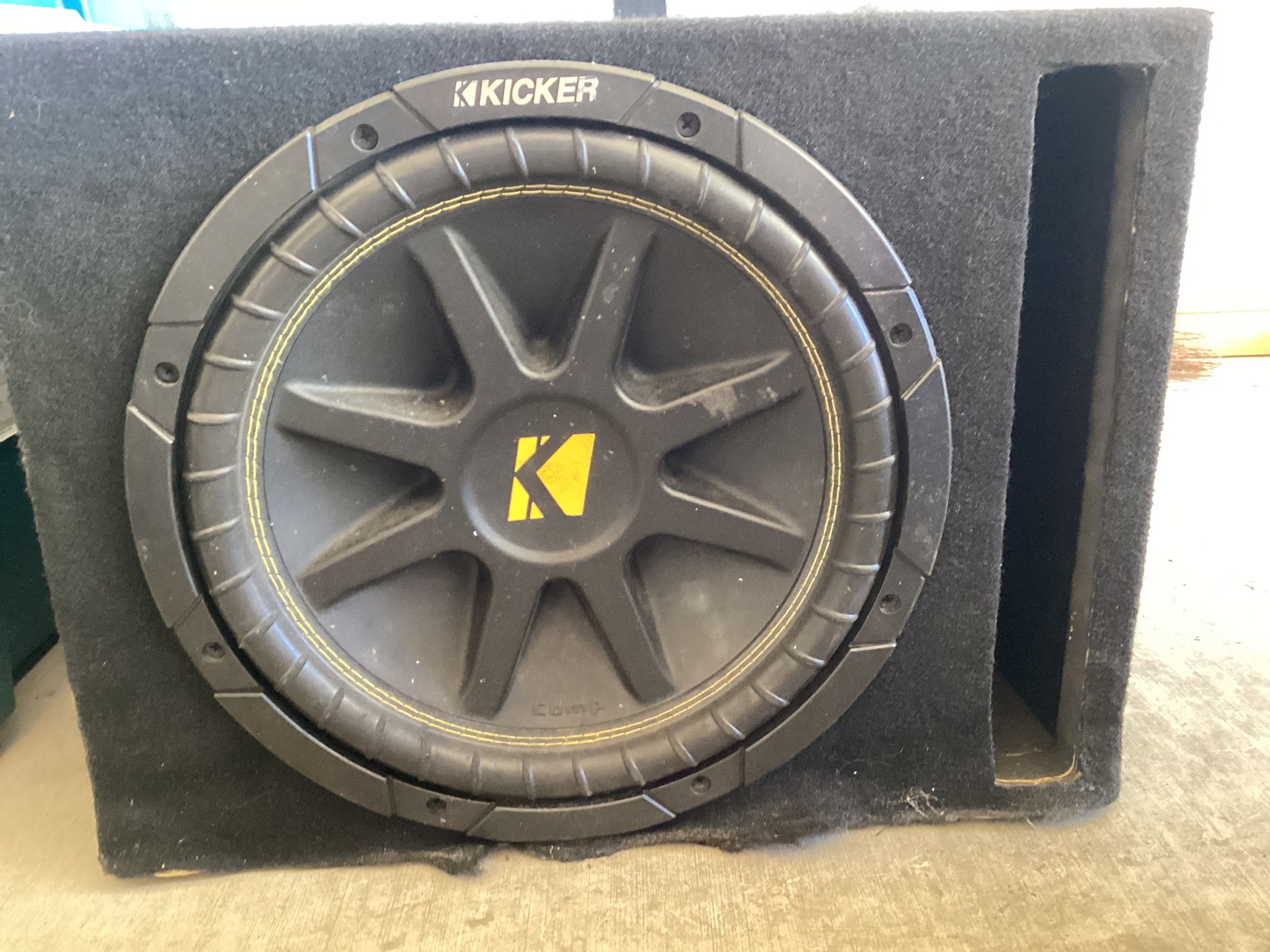 10 Inch Kicker Subwoofer With Box for Sale in Tucson, AZ - OfferUp