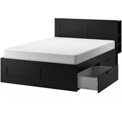 IKEA Bed Frame and Storage 
