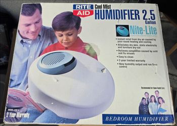Cool Mist Humidifier-Rite Aid brand