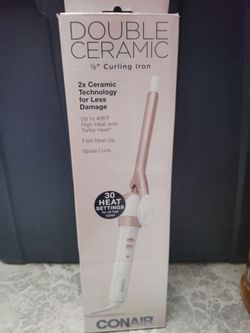 Conair double ceramic 1/2 curling iron