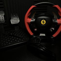 Ferrari Xbox Gaming Wheel Set Up